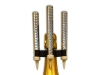 Bottle clips voor het veilig monteren van horeca ijsfonteinen aan de hals van een fles