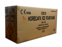 Karton professionele horeca ijsfonteinen. Speciaal ontwikkeld horecavuurwerk voor binnengebruik in cafés, restaurants en clubs.